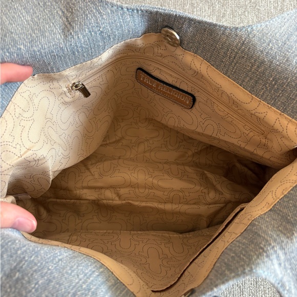 True Religion Blue Denim Bag - Picture 7 of 7